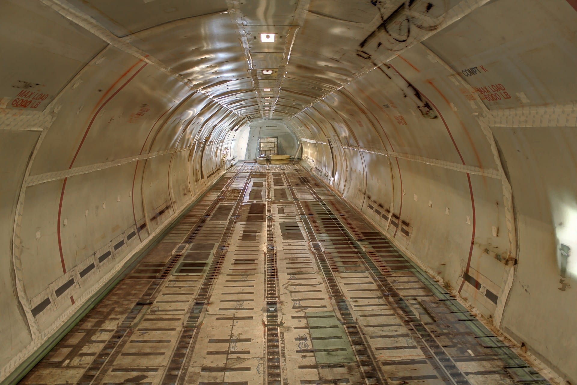 Cargo Plane Charter Interior