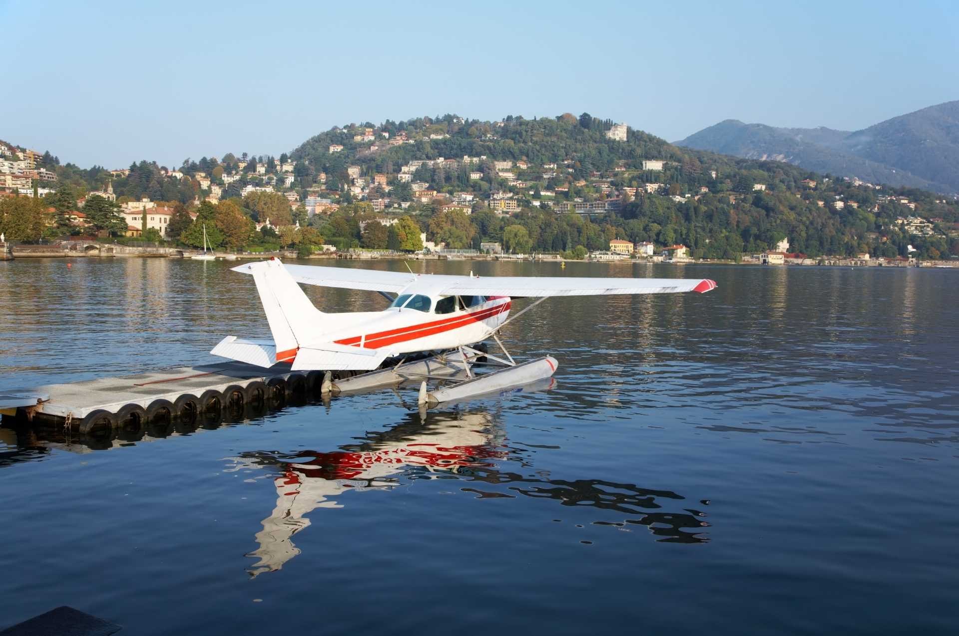 Seaplane Lake Como, Italy